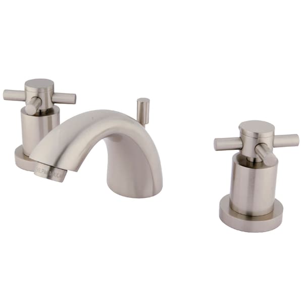 Mini-Widespread Bathroom Faucet, Brushed Nickel
